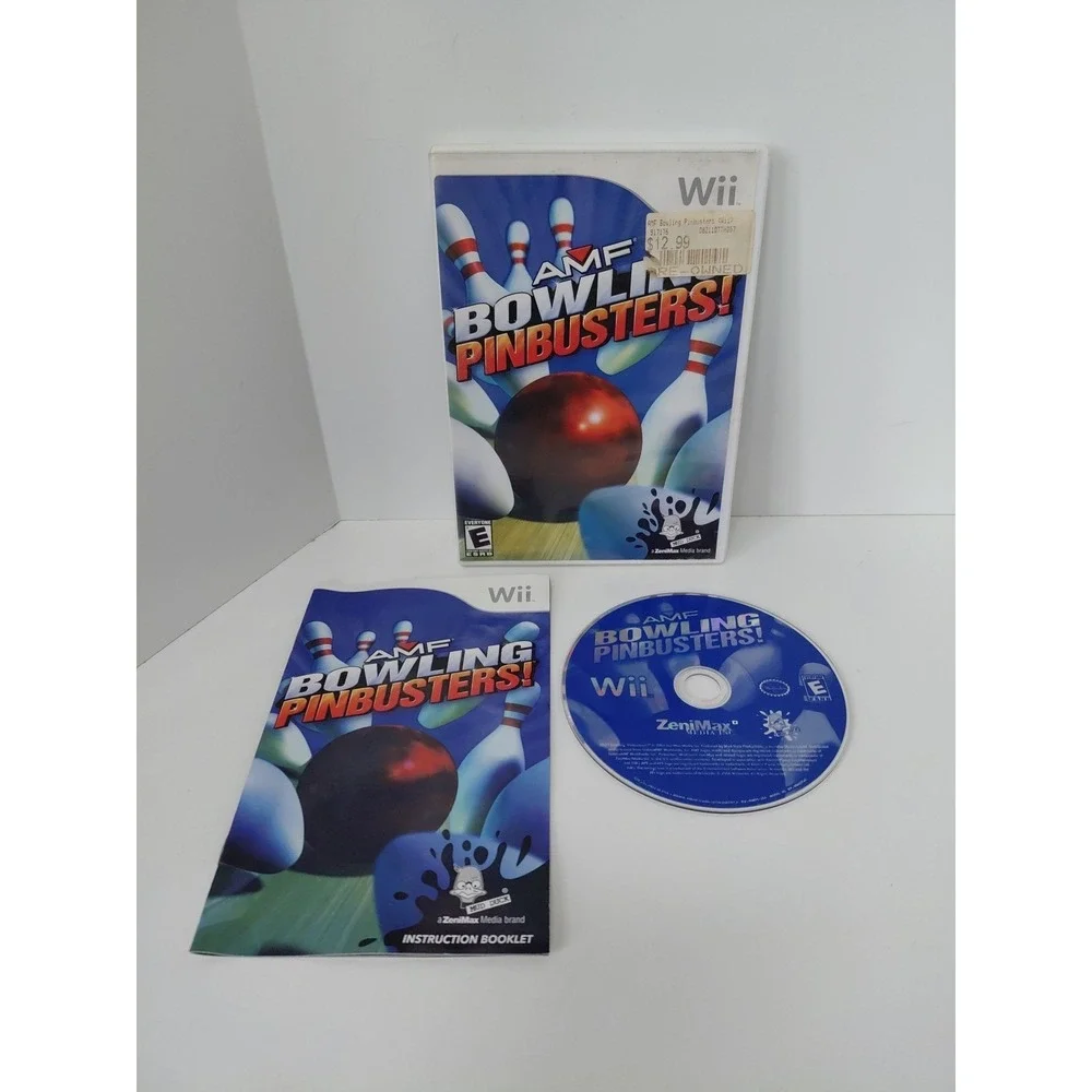 AMF Bowling Pinbusters! - Nintendo Wii 2007 Game CIB